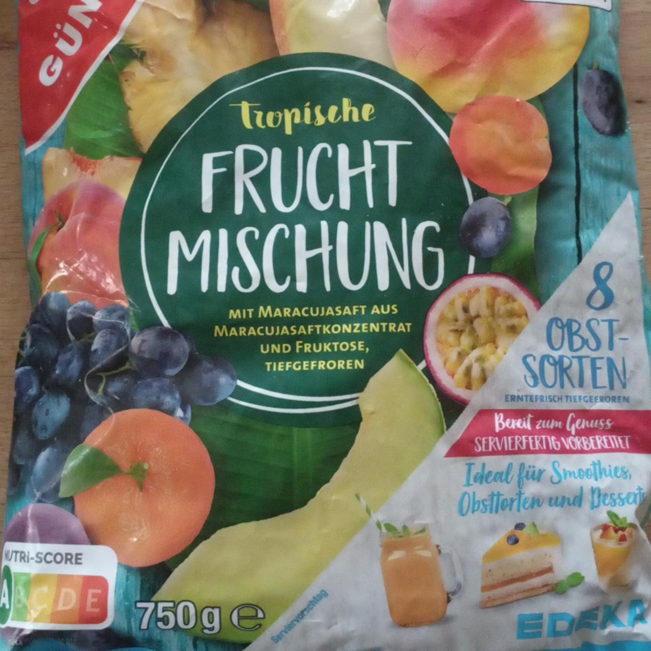 Фото - тропические фрукты замороженные смесь Gut und Günstig Edeka