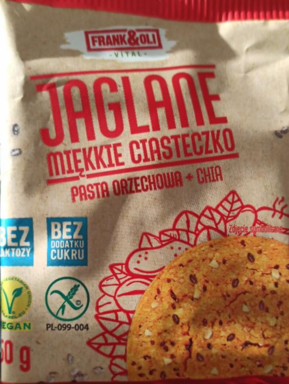 Фото - печенька с семенами Jaglane miękkie ciasteczko Frank&oli
