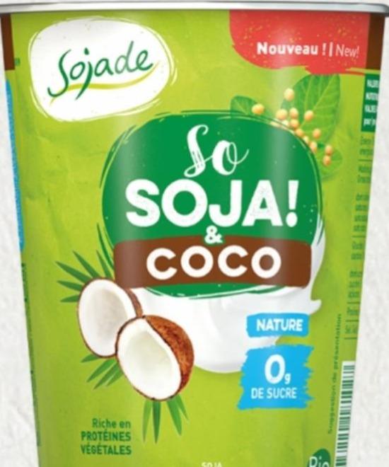Фото - Йогурт соевый с кокосом Sojade