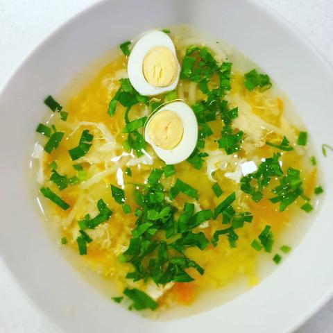 Фото - Суп картофельный с яйцом ПП