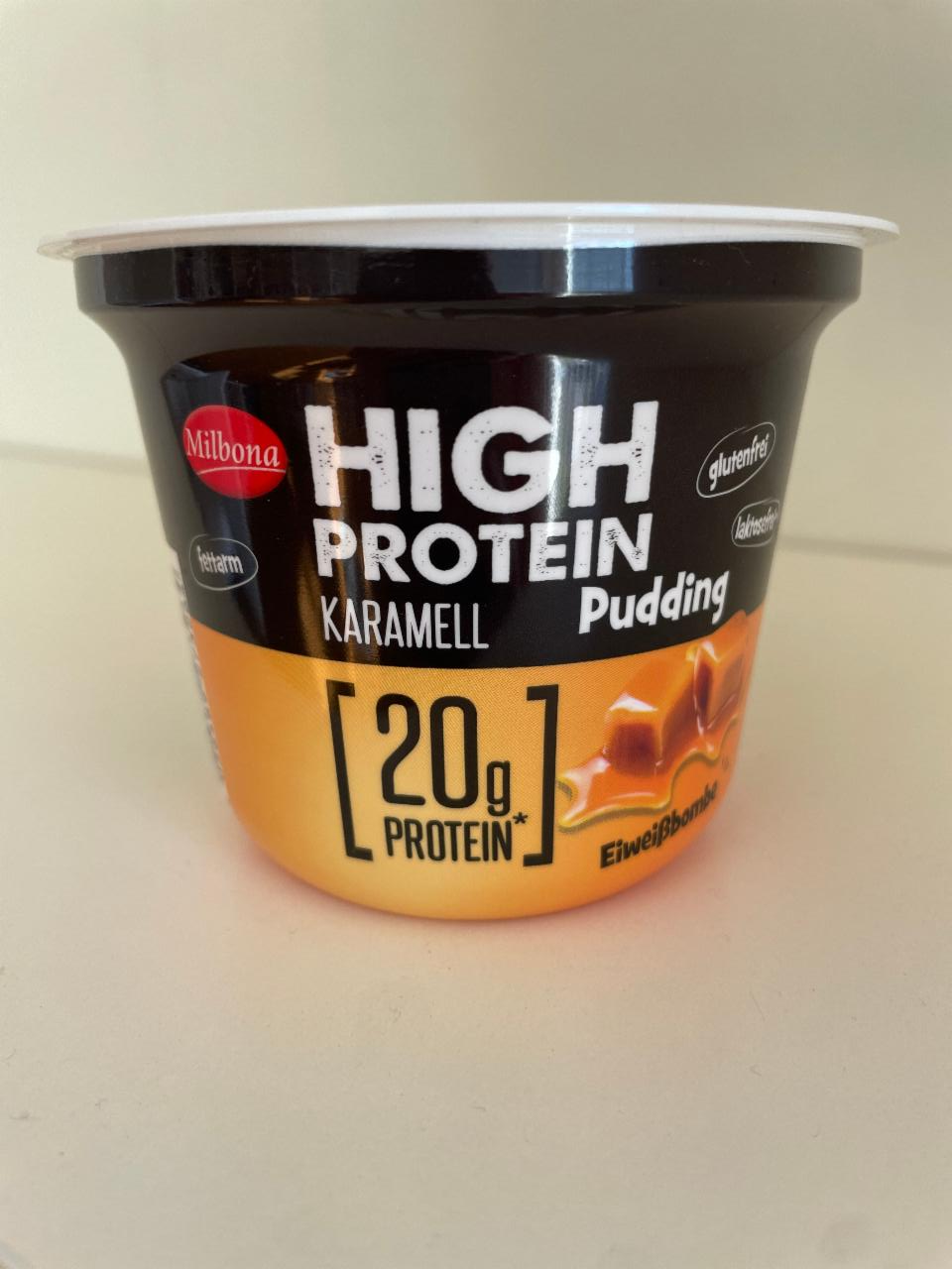 Фото - High protein pudding Karamell Milbona