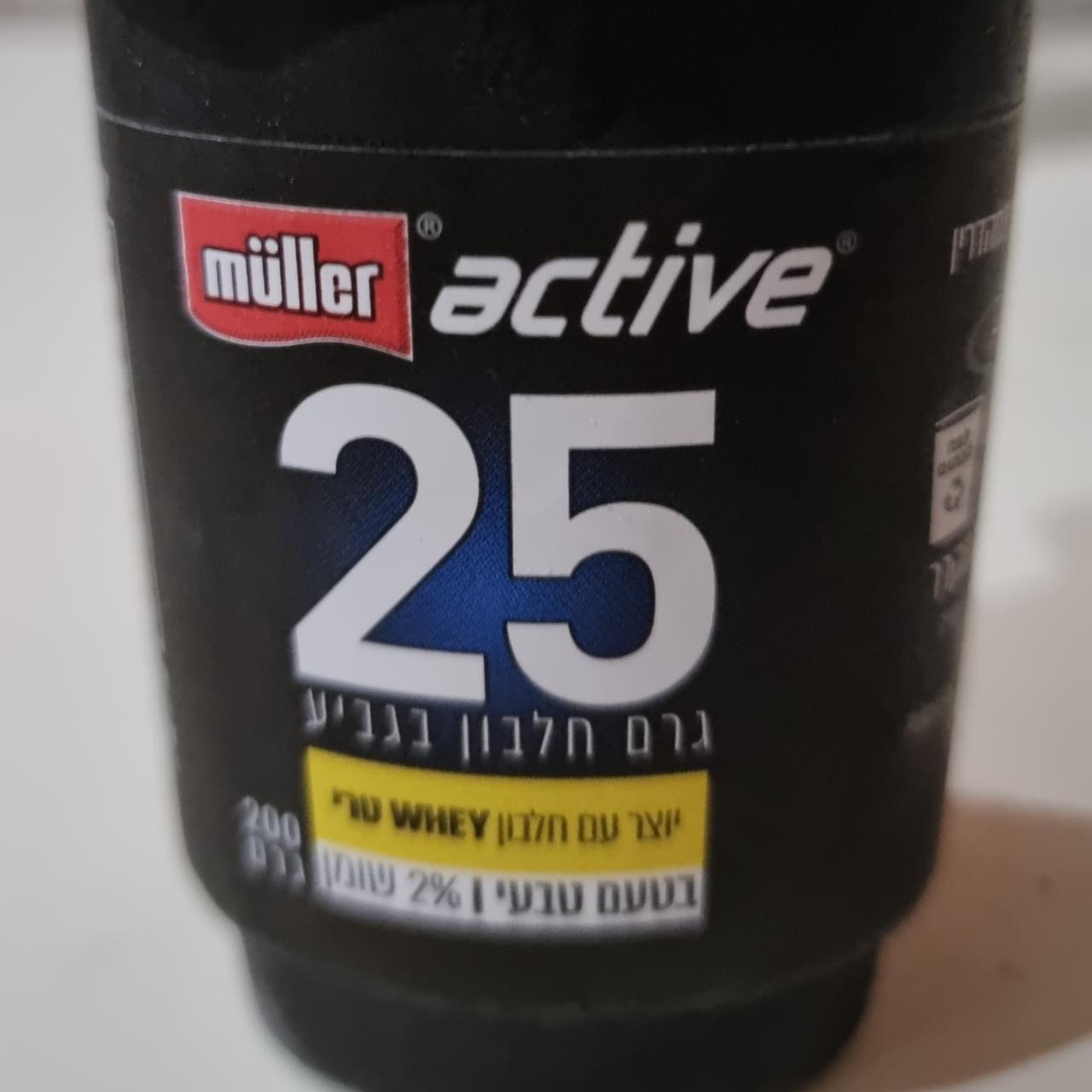 Фото - протеиновый йогурт Active 25 Muller