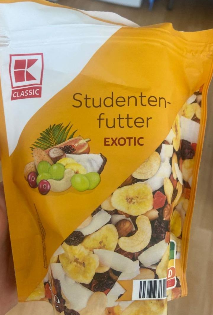 Фото - Экзотические сушеные фрукты Studentenfutter Exotic K-Classic Kaufland