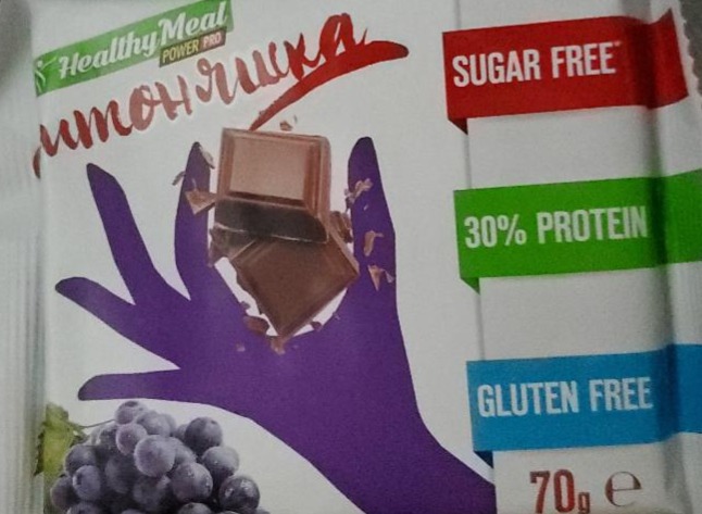 Фото - протеиновый шоколад с изюмом Фитоняшка Power pro