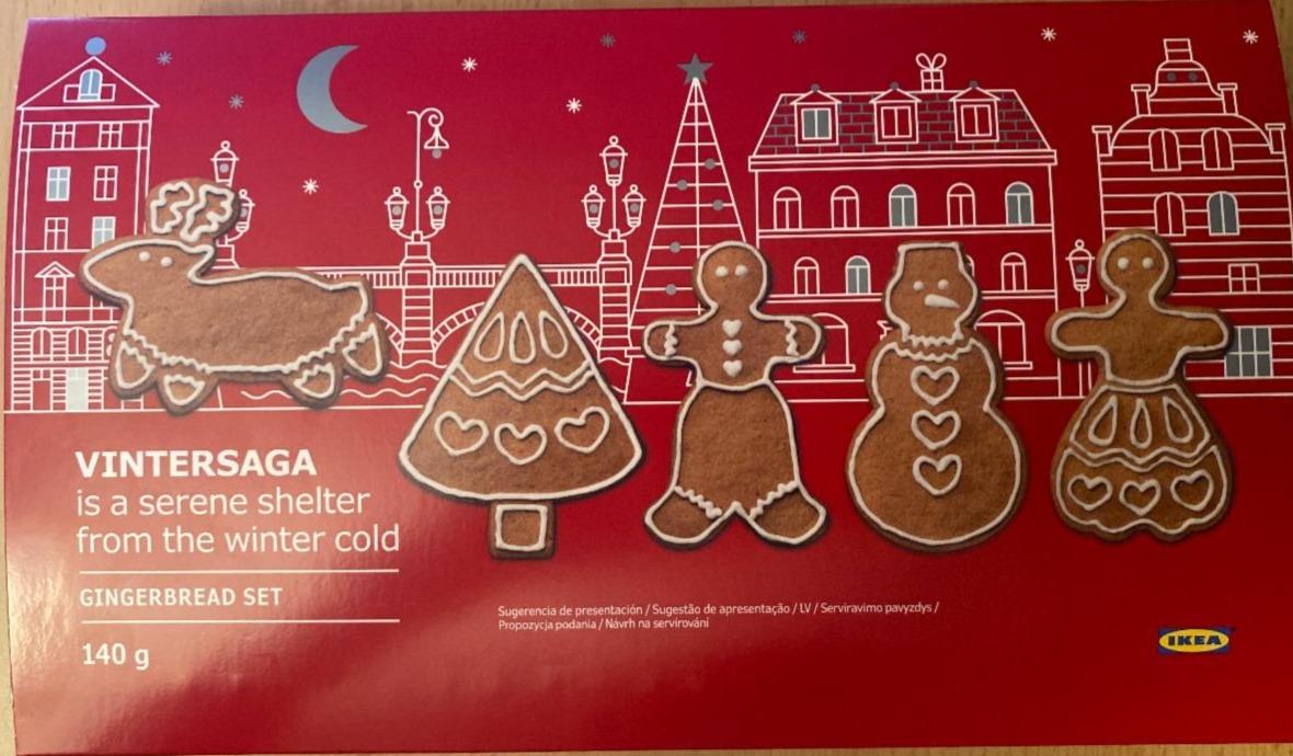 Фото - Фигурное имбирное печенье 'Vintersaga' Икеа Ikea