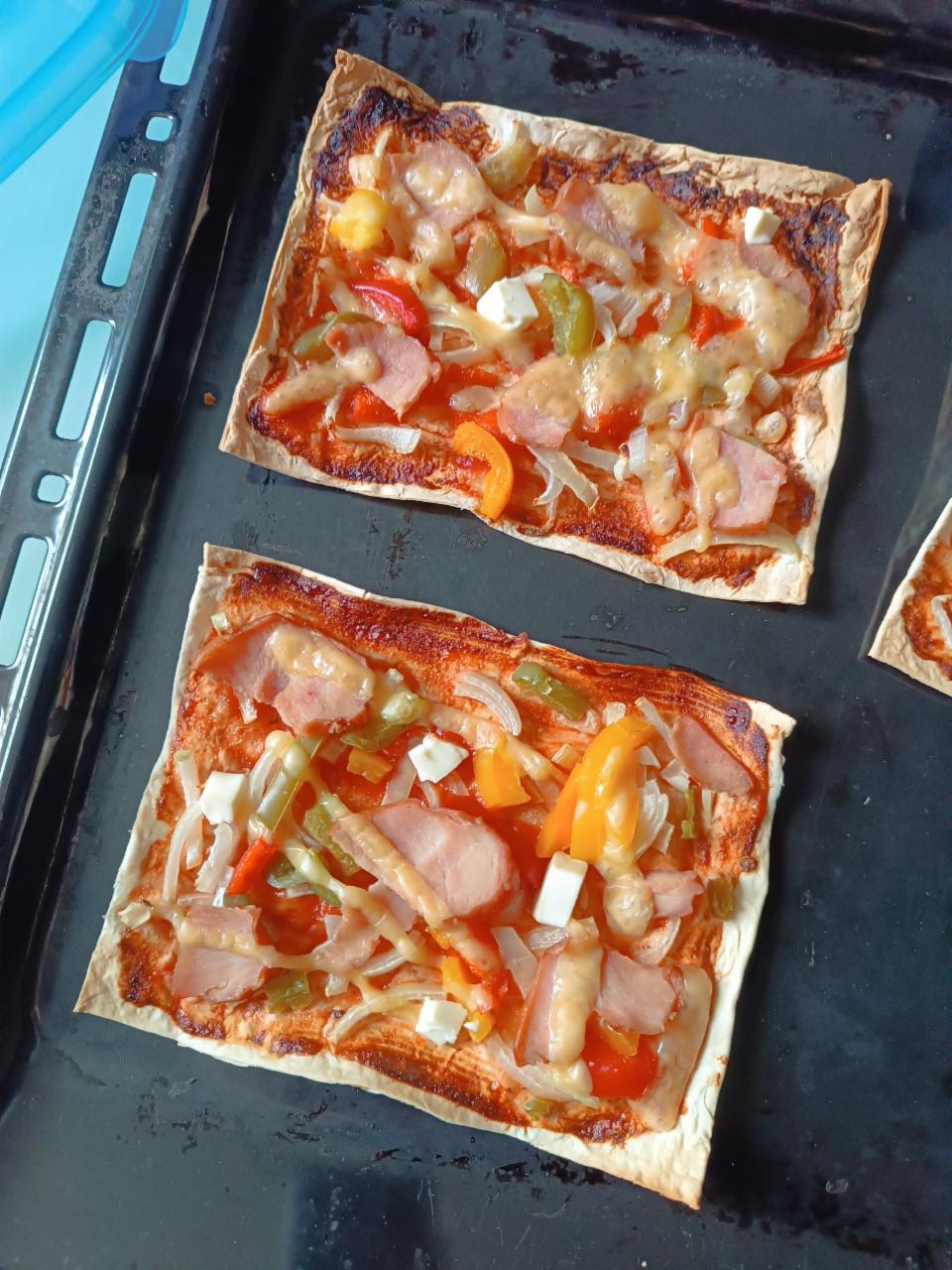 Фото - пицца за 10 минут на лаваше