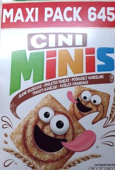 Фото - Завтраки сухие с корицей Безбашенные квадры Cini Minis Nestle