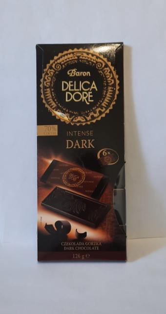 Фото - Горький шоколад 70% Intense Dark Baron Delica Dore