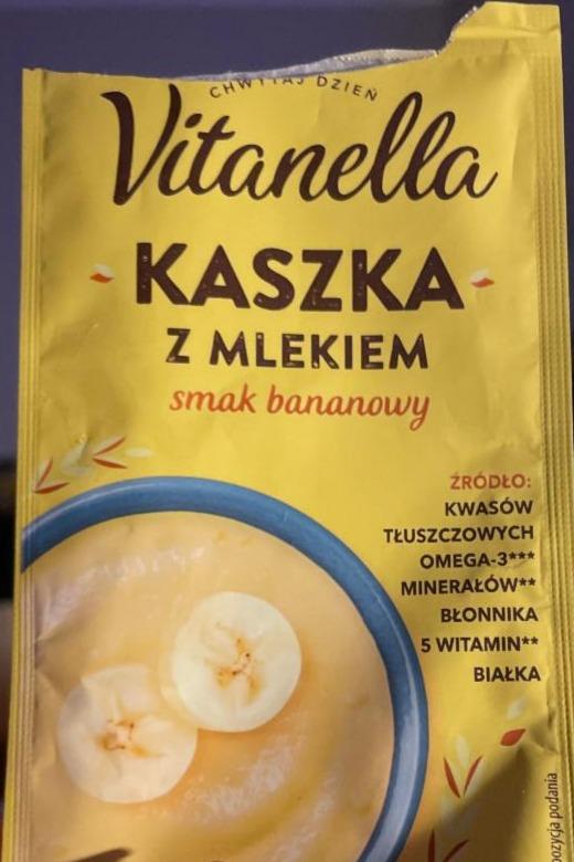 Фото - Кашка с молоком банановый вкус Vitanella