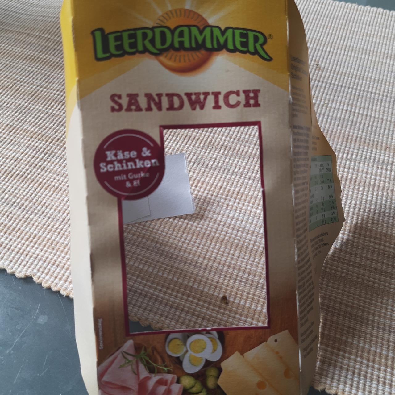 Фото - сендвич ветчина - сыр Leerdammer