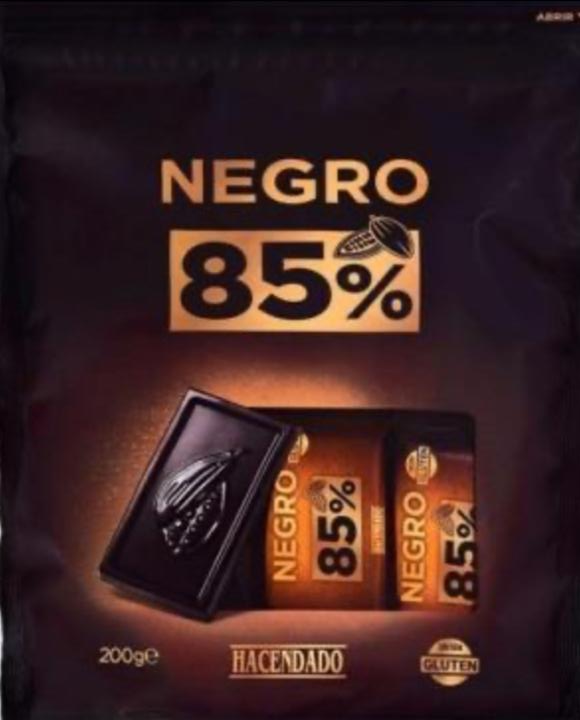 Фото - Chocolate negro 85% cacao Hacendado