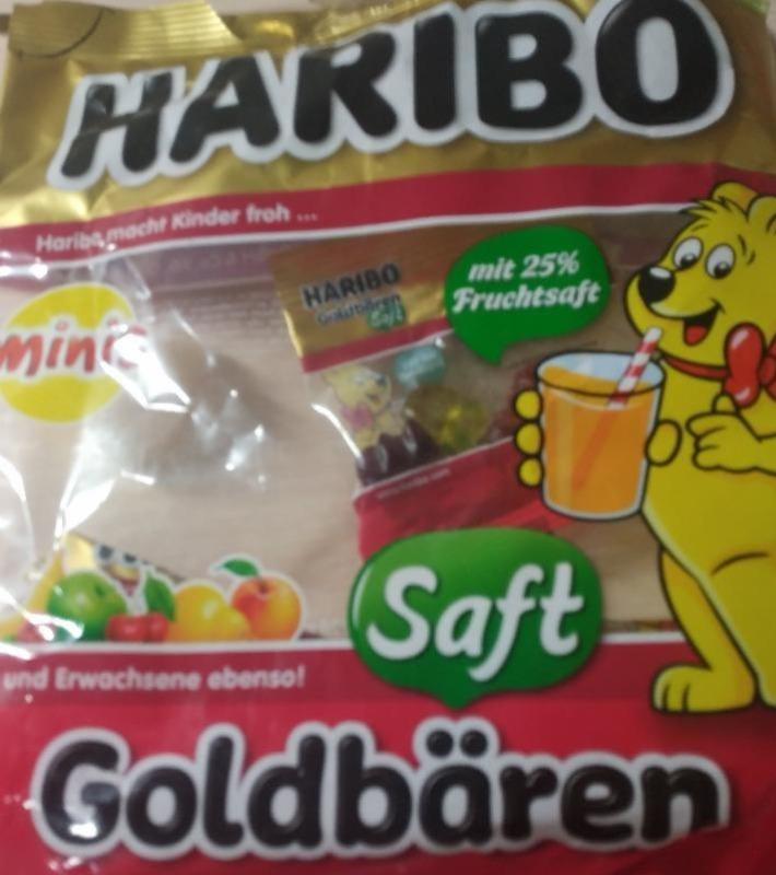 Фото - Желейные конфеты Saft Goldbaren Minis Haribo