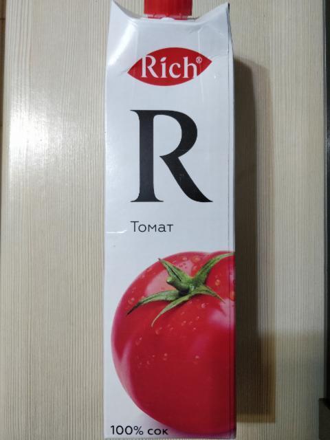 Фото - Сок томатный с солью Rich
