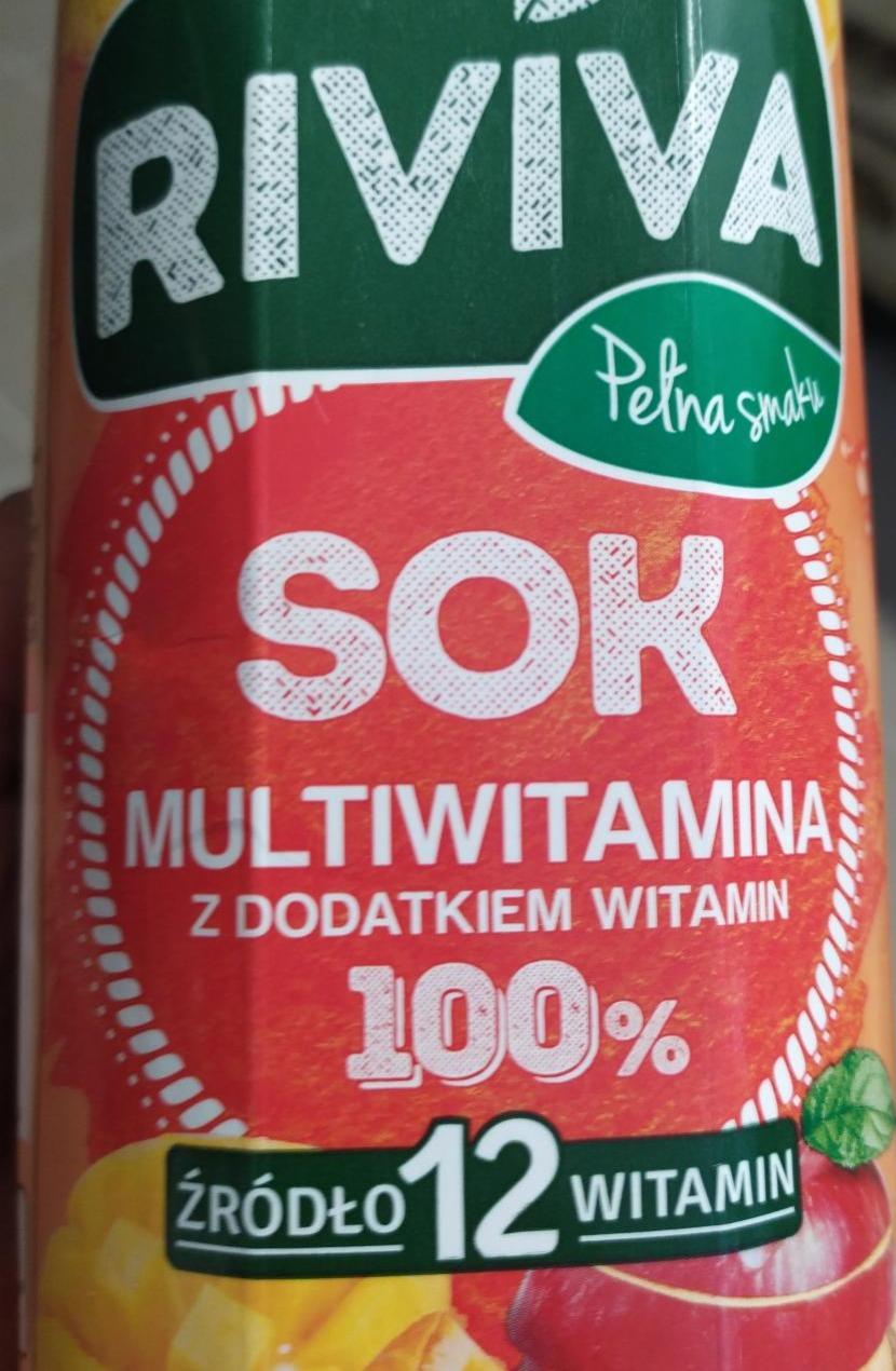 Фото - сок мультивитамин 12 витаминов Riviva