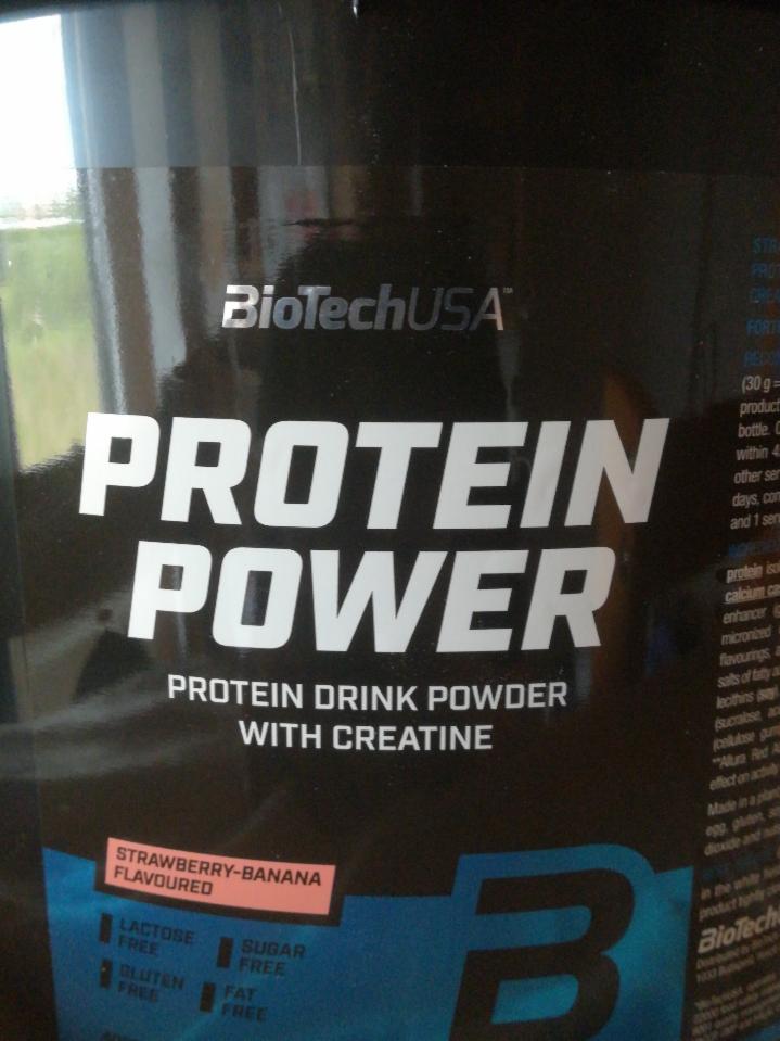 Фото - Протеин клубника-банан Protein Power Biotech USA