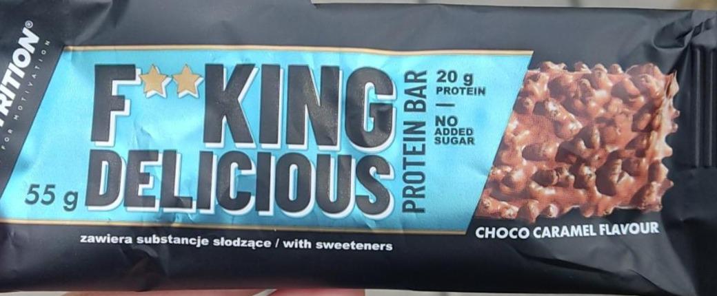 Фото - F**king delicious protein bar choco caramel flavour Allnutrition