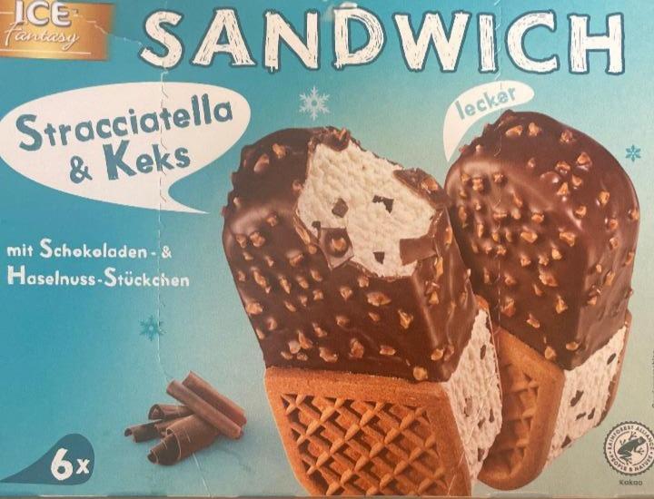 Фото - Мороженое Sandwich stracciatella und keks Ice Fantasy