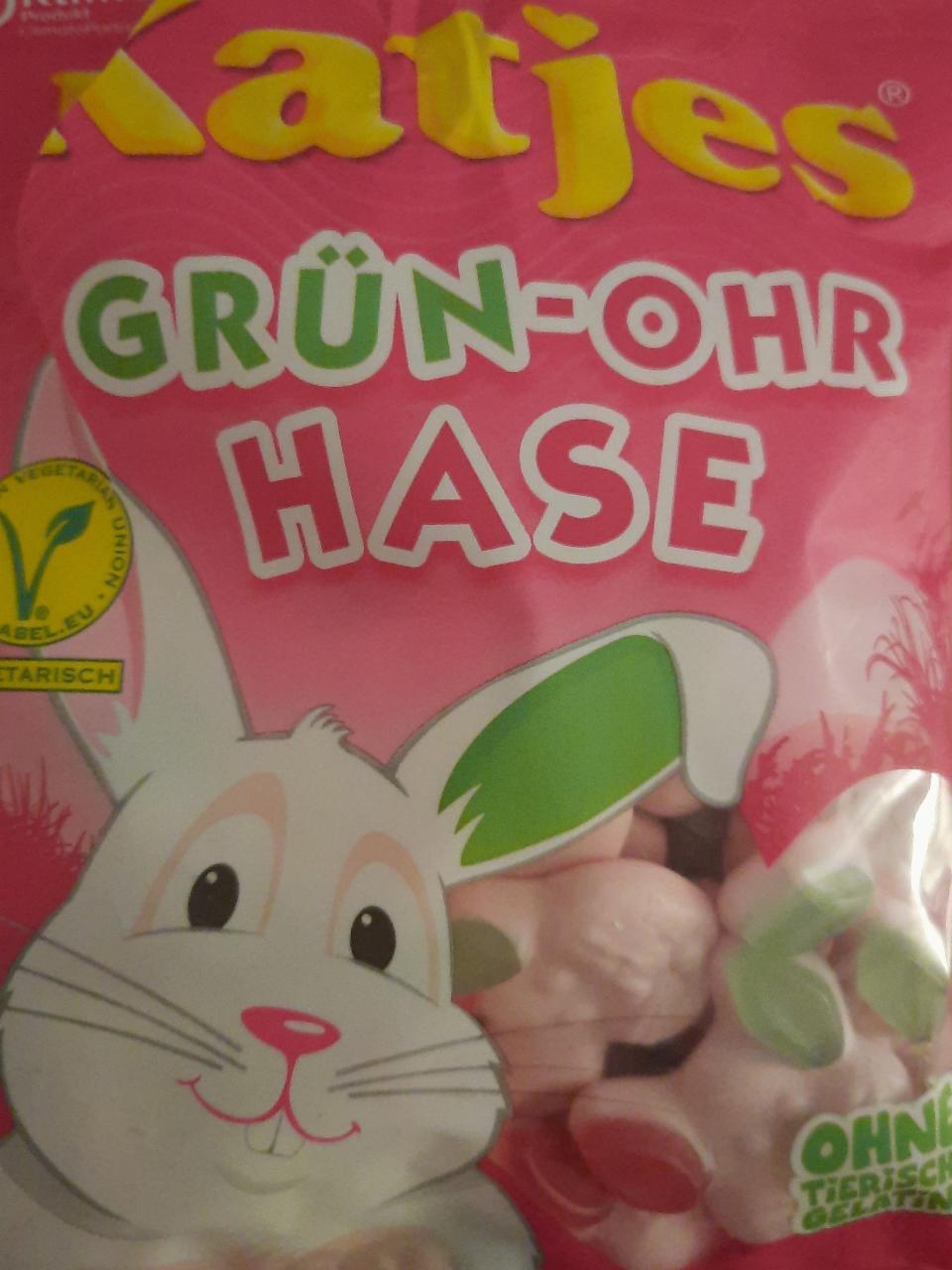 Фото - Жевательные конфеты Grün-Ohr Hase Katjes