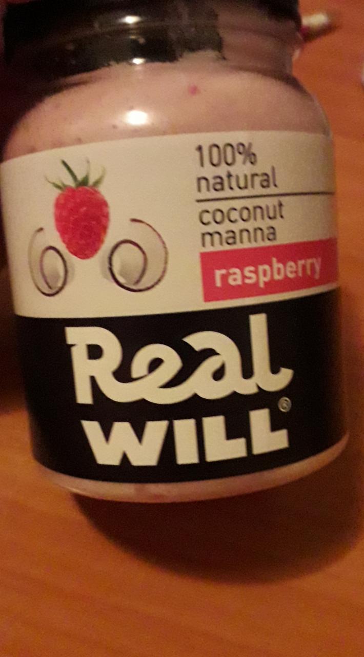 Фото - Кокосовая манна малина 100% natural coconut manna raspberry Real will