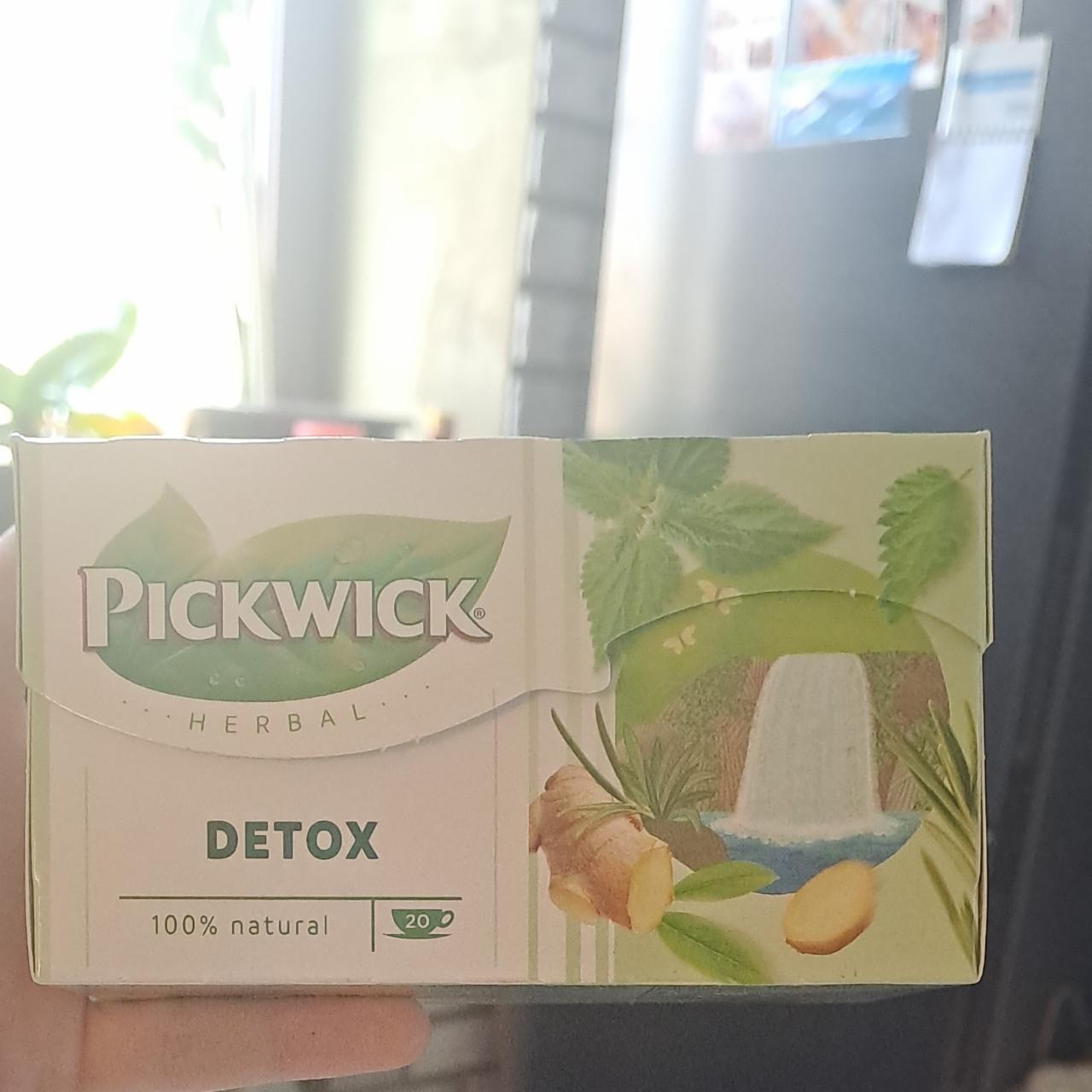 Фото - натуральный зеленый чай детокс Pickwick
