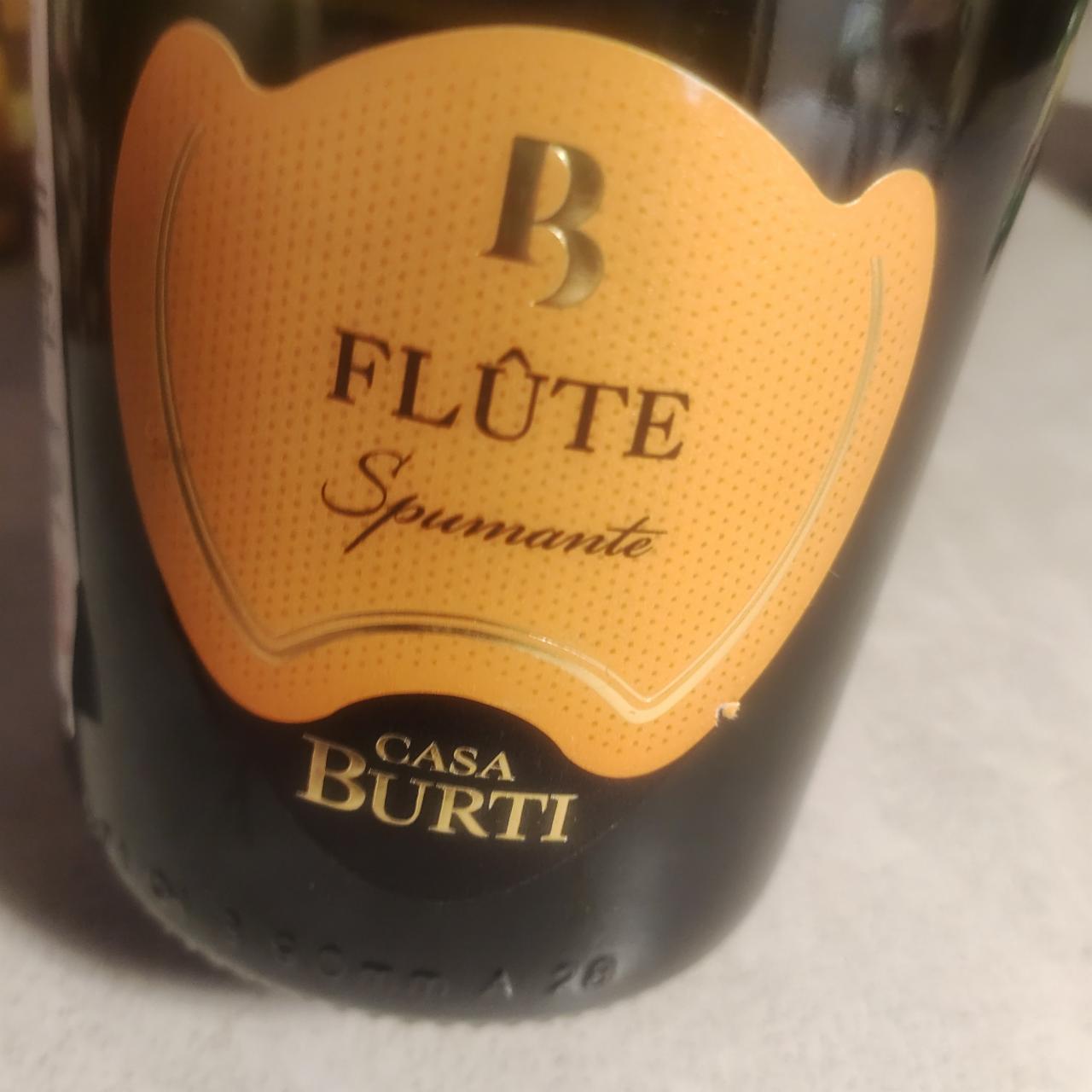 Фото - Игристое вино экстра сухое Burti Flûte