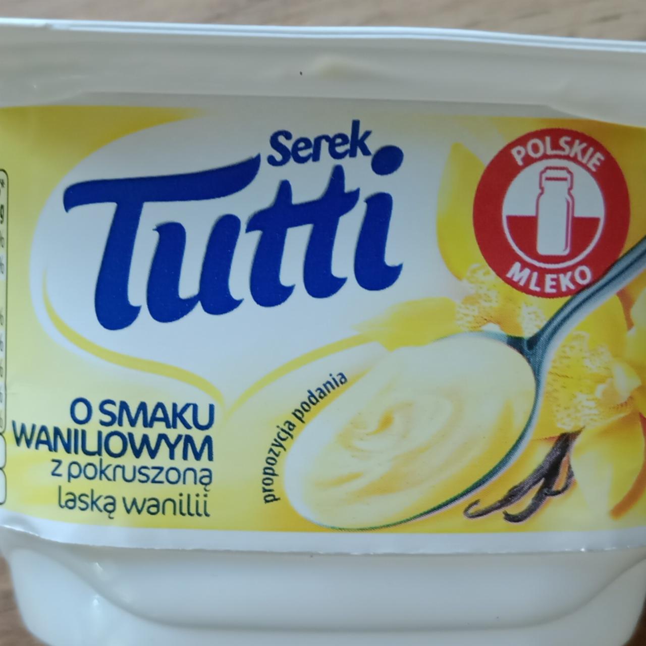 Фото - Сырок со вкусом ванили с измельченной ванильной палочкой Тутти Tutti
