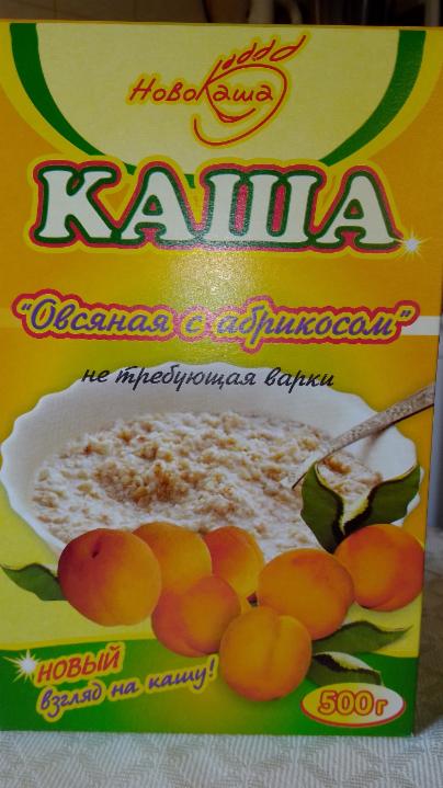 Фото - каша овсяная с абрикосом не требующая варки НовоКаша