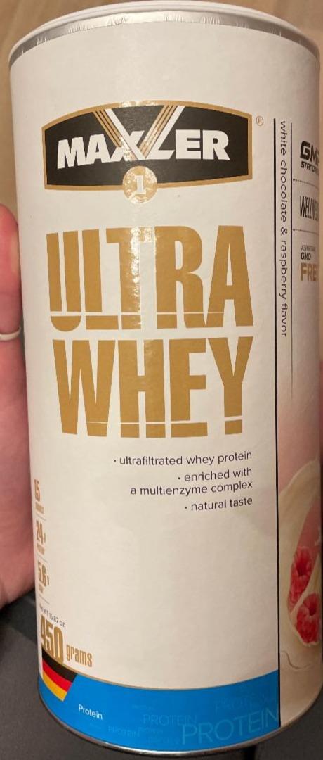 Фото - ultra whey протеин со вкусом белый шоколад и малина Maxler