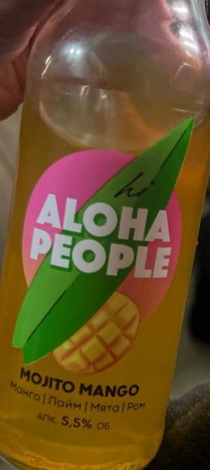 Фото - Напиток слабоалкогольный газированный мохито манго Hi, Aloha People