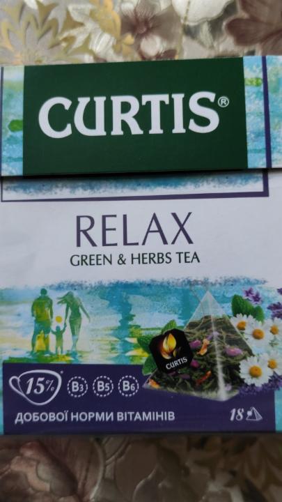 Фото - чай relax green&herbs tea Curtis