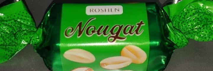 Фото - конфеты nougat с арахисом Roshen