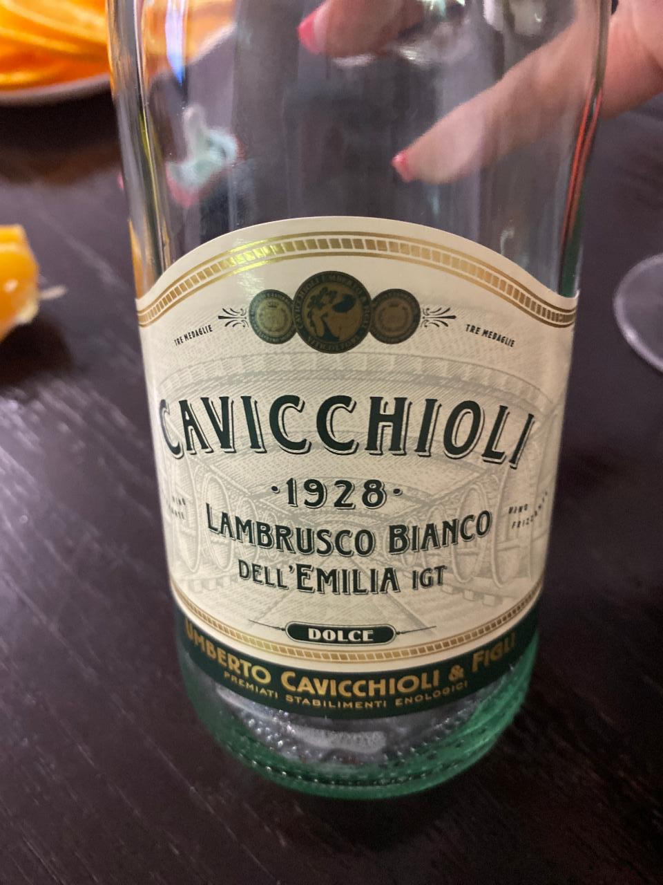 Фото - Игристое вино Lambrusco Bianco Cavicchioli