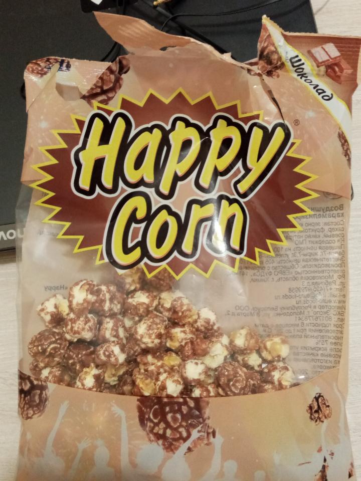 Фото - воздушная кукуруза карамелизированная Шоколад Happy Corn