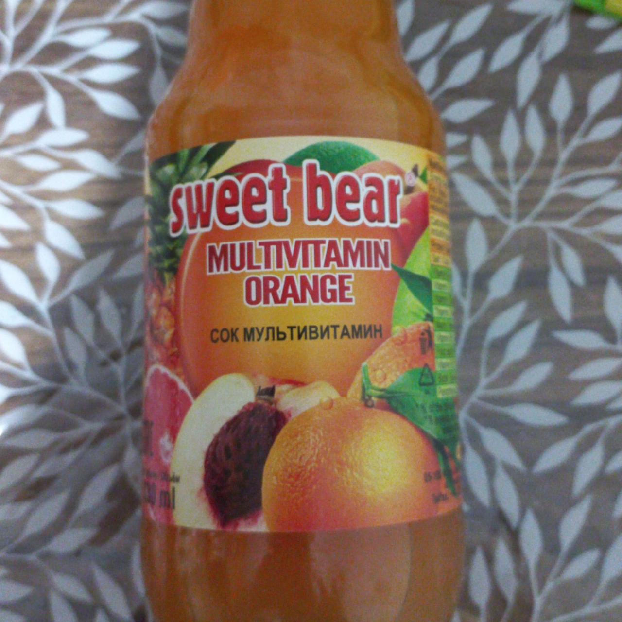 Фото - сок мультивитамин апельсин Sweet bear