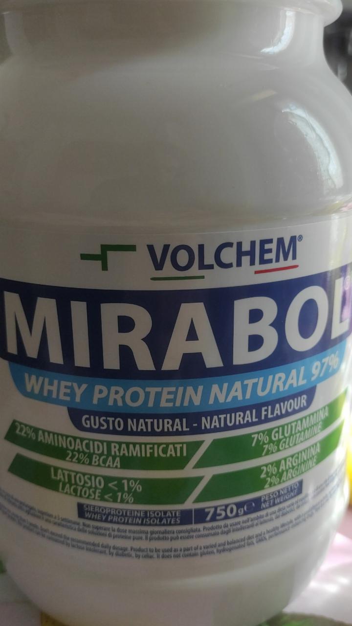 Фото - Протеин сироватковий 97% Mirabol Whey Natural Volchem