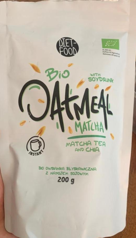 Фото - Bio Oatmeal Matcha Diet Food
