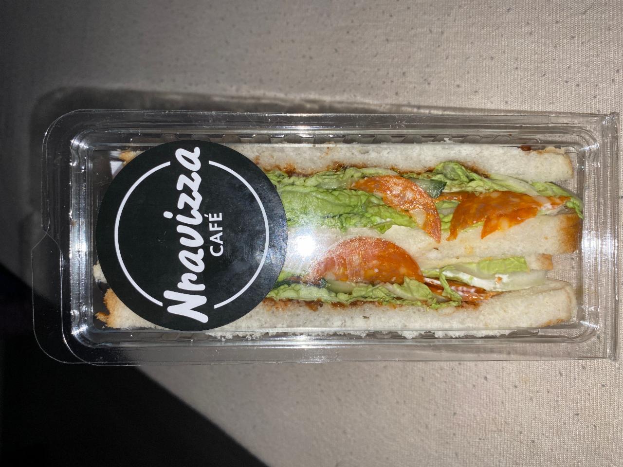 Фото - Сэндвич с колбасой Nravizza