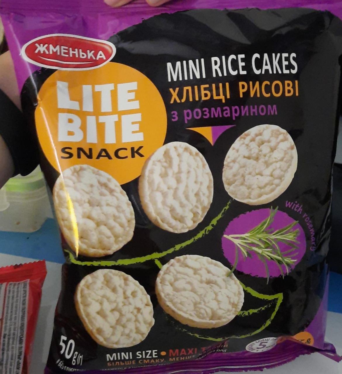 Фото - Хлебцы Lite Bite Snack рисовые с розмарином Жменька