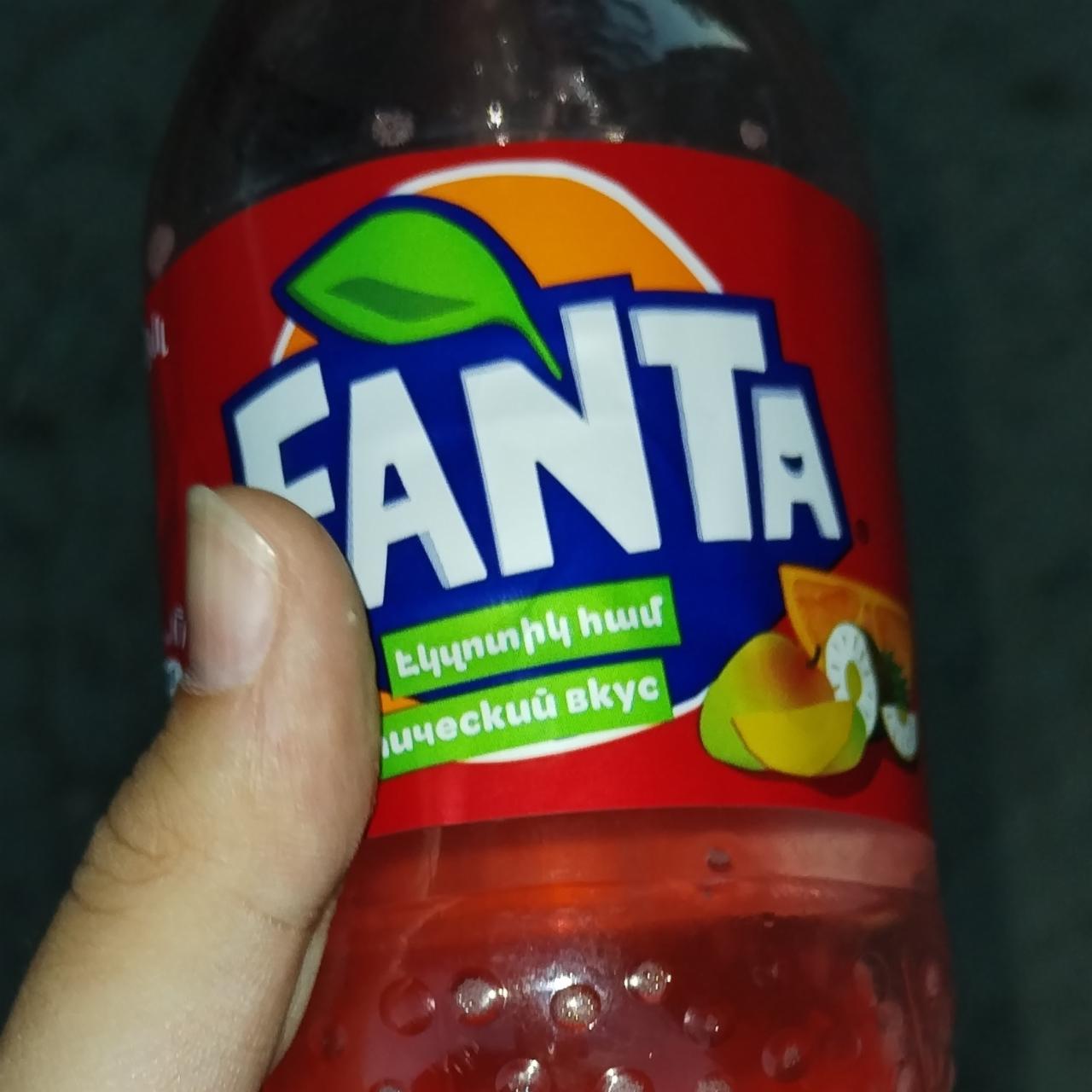 Фото - напиток газированный экзотический фкус Fanta