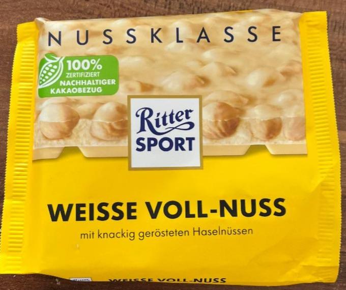Фото - Weisse Voll-Nuss Ritter Sport