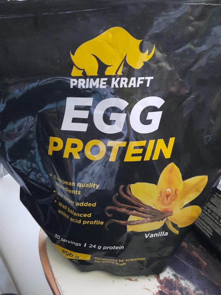 Фото - коктейль белковый ваниль egg protein Prime Kraft