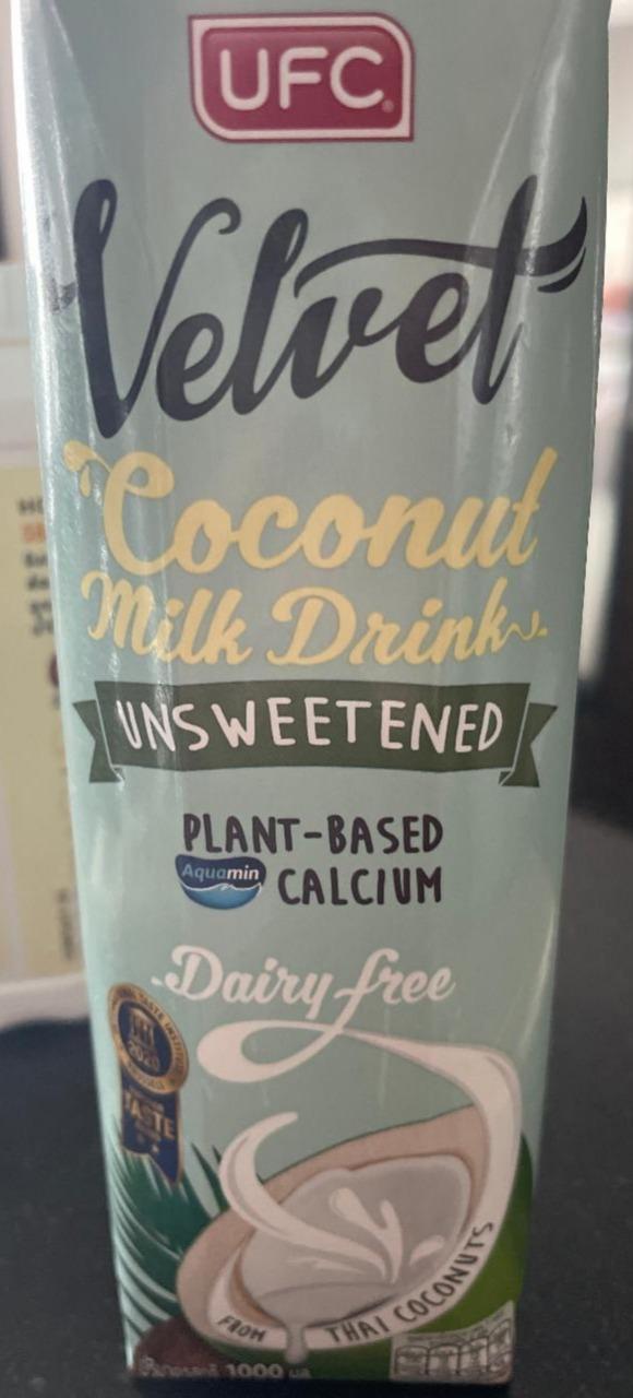 Фото - Velvet кокосовое молоко без сахара Ufc