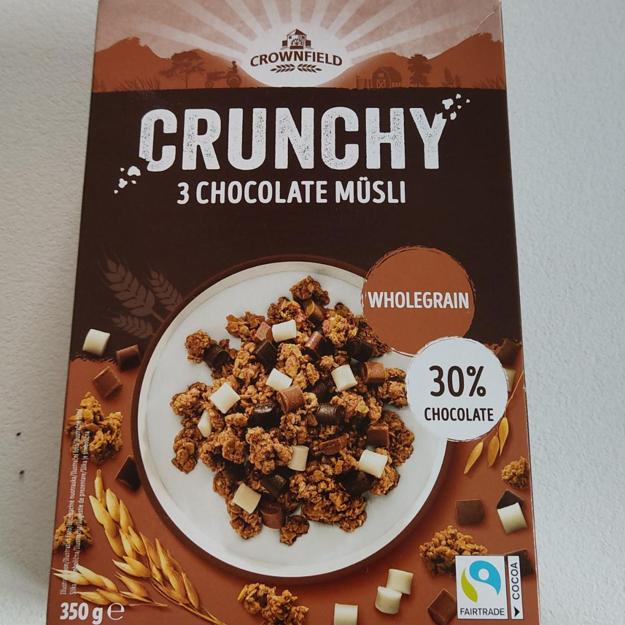 Фото - Crunchy 3 Chocolate Musli Crownfield