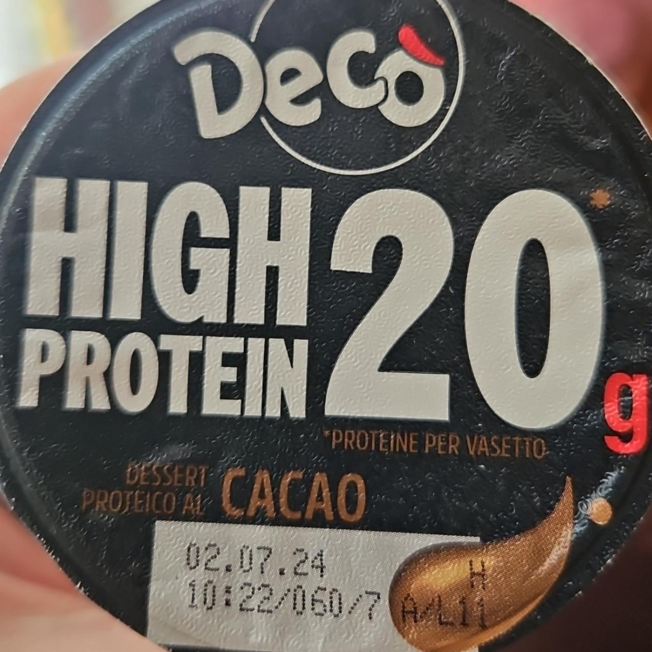 Фото - High protein 20g cacao Deco