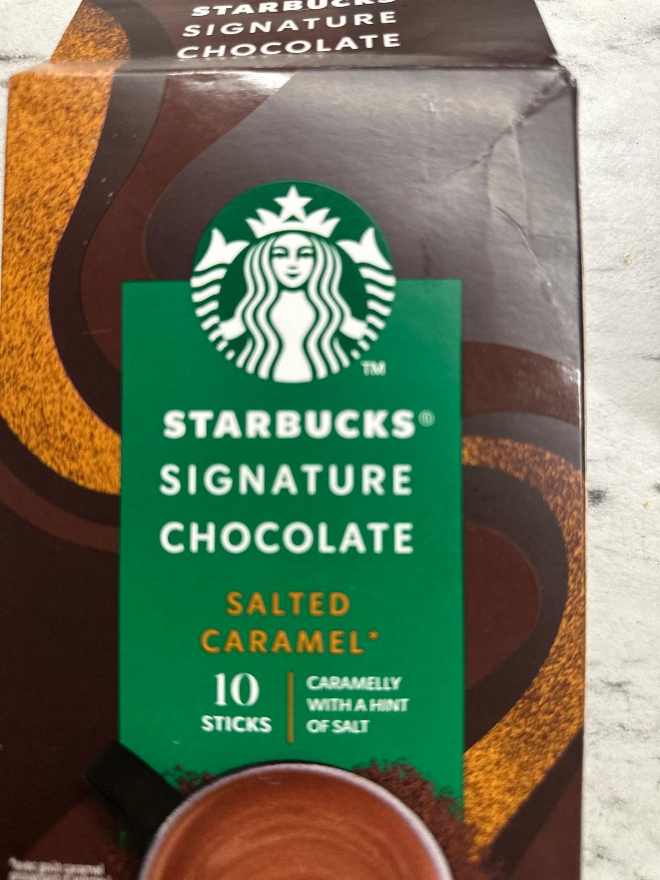 Фото - напиток растворимый шоколад соленая карамель Starbucks