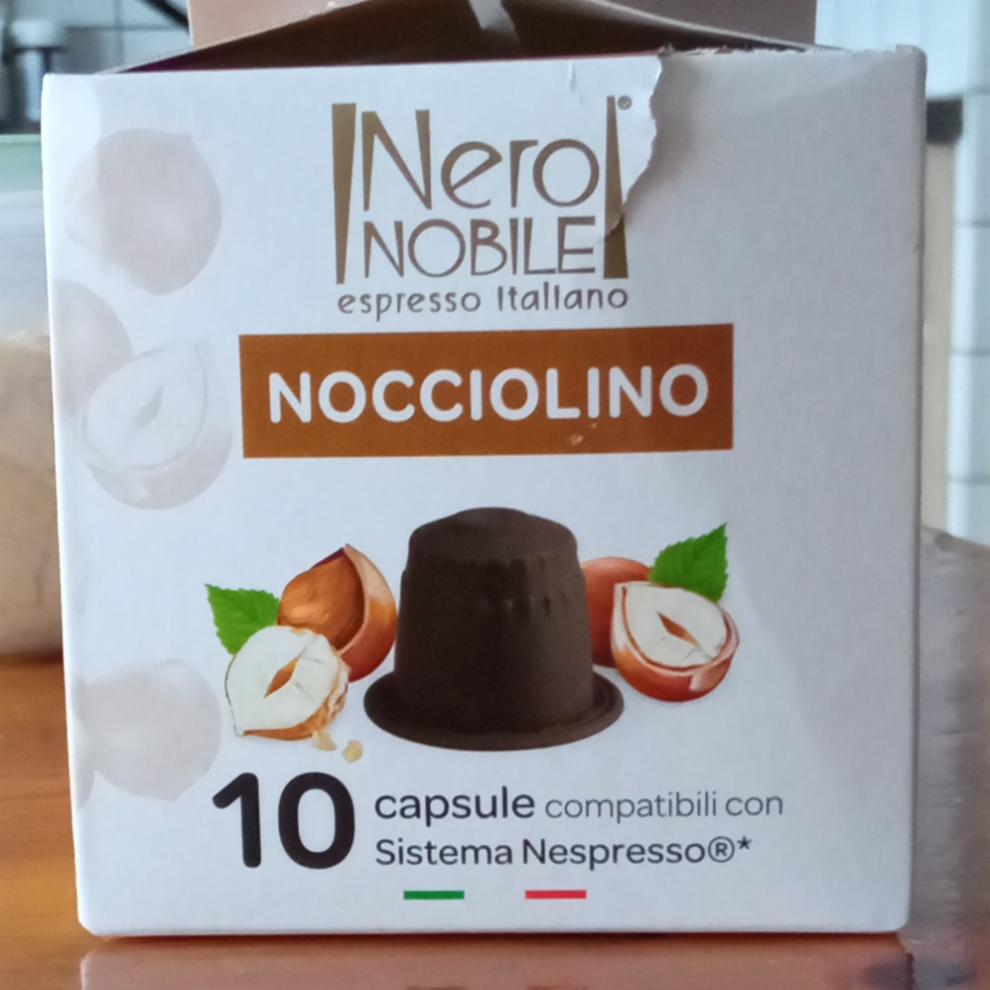 Capsule Compatible Nespresso Nocciolino Nero Nobile - калорийность