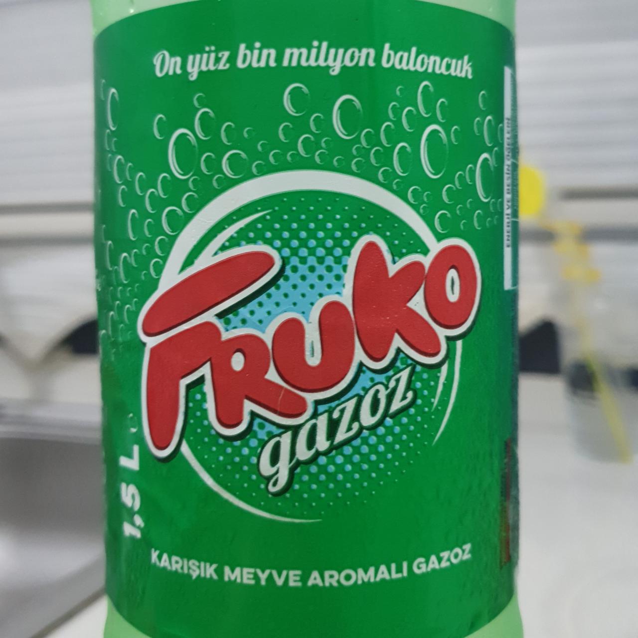Фото - газированый напиток gazoz Fruko