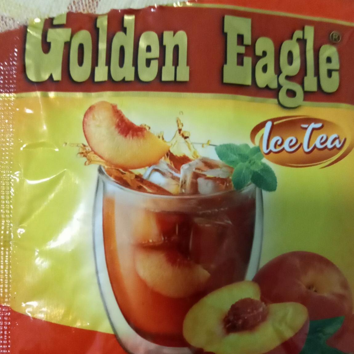 Фото - чай растворимый персиковый Golden Eagle