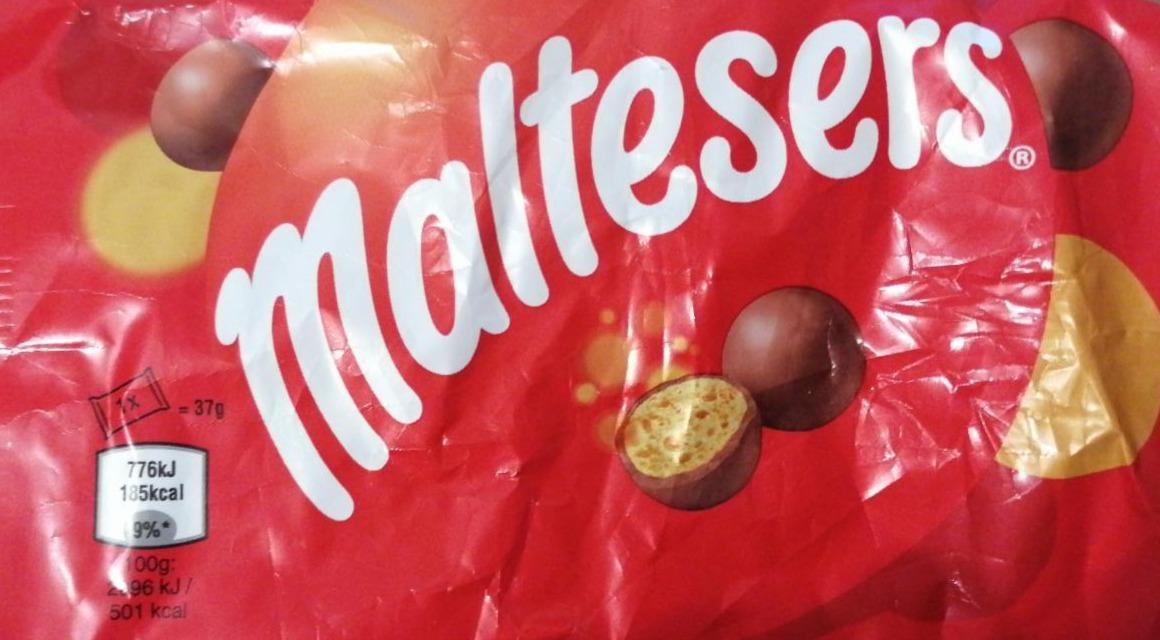Фото - Шоколадное хрустящее драже Maltesers