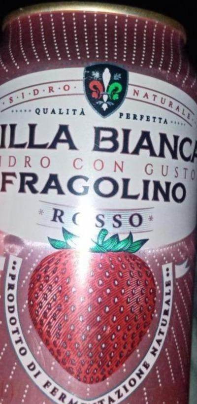 Фото - Сидр 8.5% газированный сладкий крепкий красный Fragolino Rosso Villa Bianca
